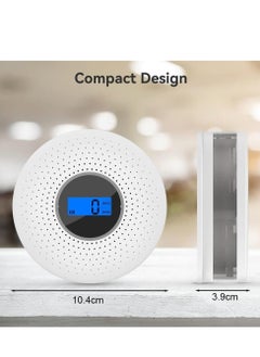 Y&D Detector Carbon Monoxide Combo,DMG Dual Sensor Alarm and Replaceable Battery with Digital Display for Travel, Home  - Image 2