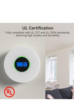 Y&D Detector Carbon Monoxide Combo,DMG Dual Sensor Alarm and Replaceable Battery with Digital Display for Travel, Home  - Image 5