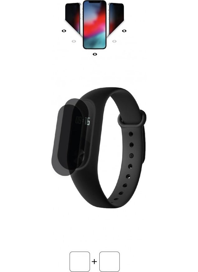 Wrapsol - Xiaomi Mi Band 2 Smart Watch Matte Ghost Screen Protector - Image 1