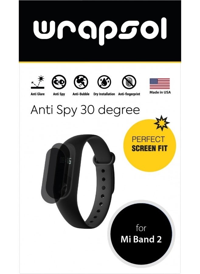 Wrapsol - Xiaomi Mi Band 2 Smart Watch Matte Ghost Screen Protector - Image 1