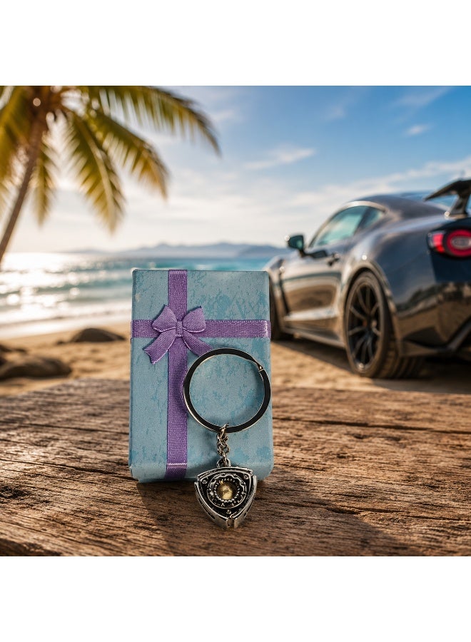 Alayjah Rotary Engine Rotor Keychain, Premium Metal Car Key Ring, Durable Automotive Keychain Gift for Car Enthusiasts, JDM & Rotary Engine Fans11800008 - Image 5