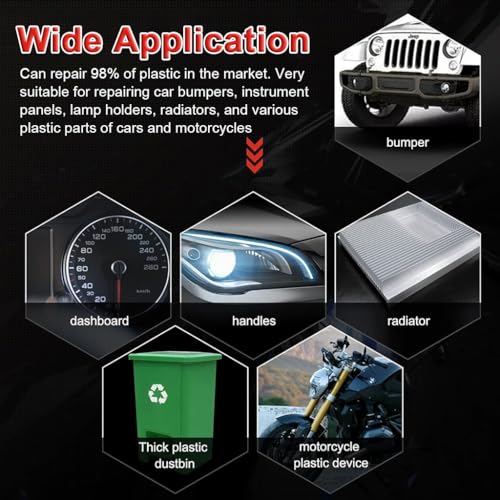 Serplex® 50W Plastic Welding Kit with 200Pcs Staples, Plastic Welder Plastic Welding Machine Plastic Welding Gun Plastic Car Bumper Repair Kit Plastic Repair Kit for Car Bumper/Kayak/Plastic Product - Image 4
