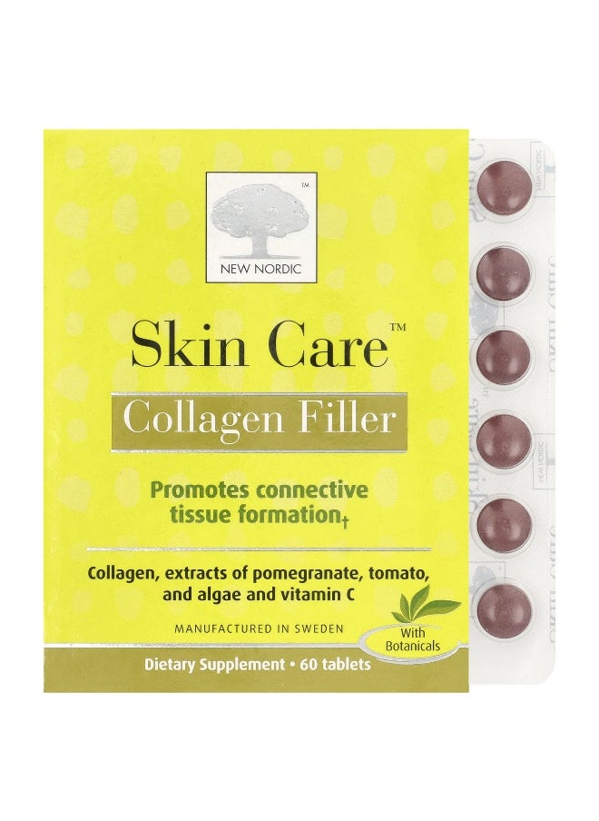 New Nordic - New Nordic, Skin Care™, Collagen Filler, 60 Tablets - Image 1