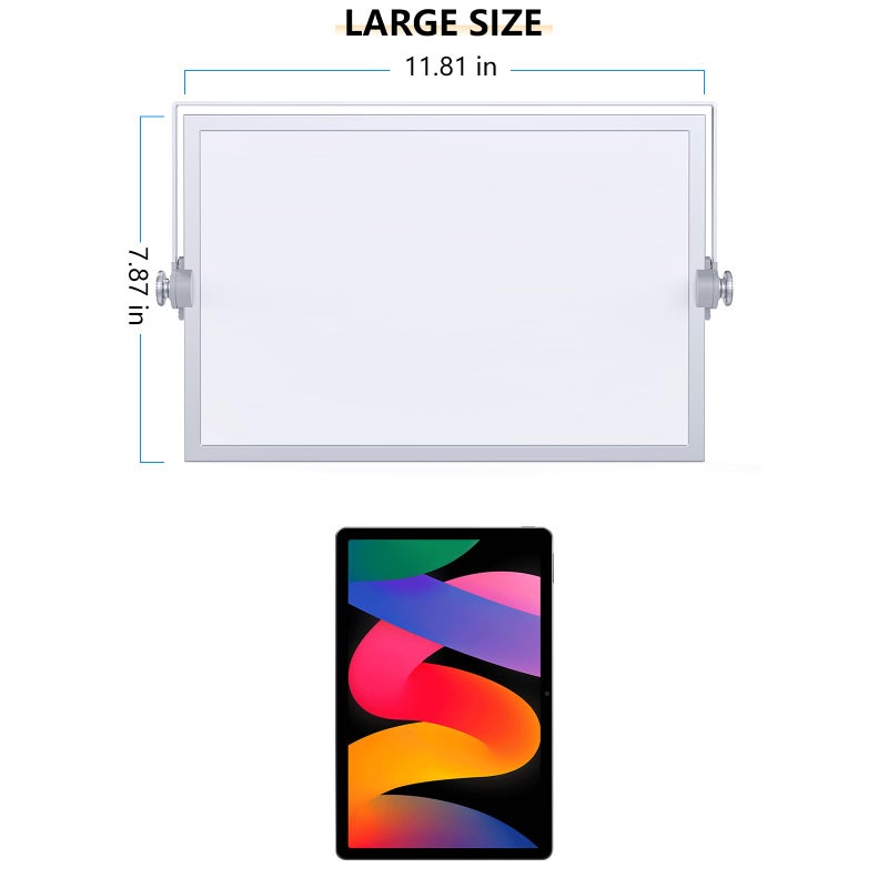 Laokiiy Dry Erase White Board, 16X12IN Magnetic Desktop Whiteboard Calendar with Stand, 8 Markers, 4 Magnets, 1 Eraser, Portable Double-Sided White Board Easel for Kids Memo to Do List Desk - Image 4