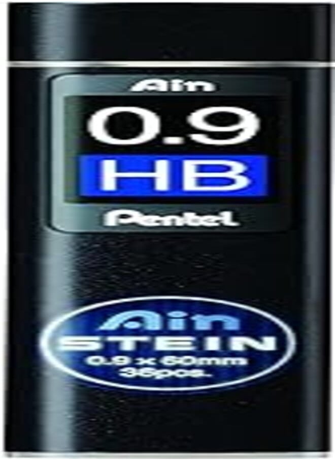 Pentel Pentel ain stein mechanical pencil lead, 0.9mm hb, 36 pieces (c279-hb) 