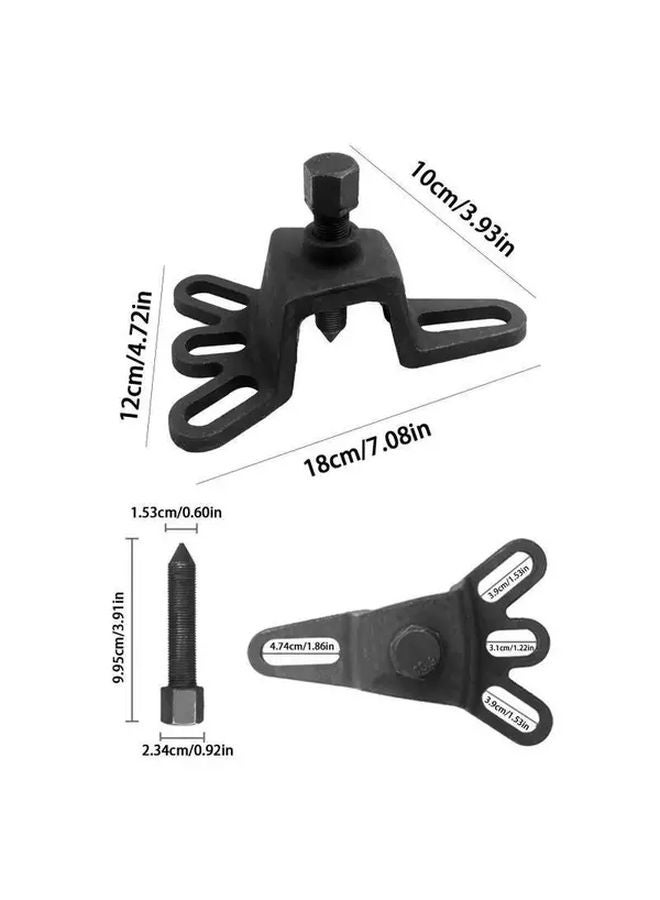 1pc Black Brake Drum Removal Tool Rear Axle Wheel Bearing Extractor Puller Kit - Image 5