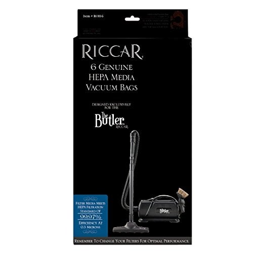 Riccar أكياس مكنسة كهربائية ريكار 6 الأصلية من نوع HEPA ROH-6 - Image 1