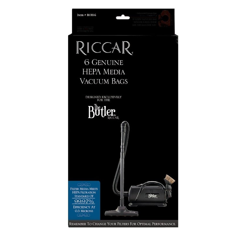 Riccar أكياس مكنسة كهربائية ريكار 6 الأصلية من نوع HEPA ROH-6 - Image 4