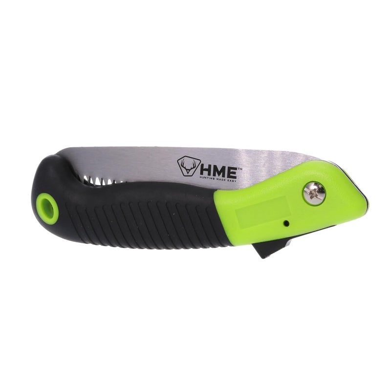 HME Hunter's Combo Pack - 7" Folding Pocket Hand Saw & Heavy-Duty Ratchet Shears for Camping, Backpacking, Hiking, Hunting - Image 3