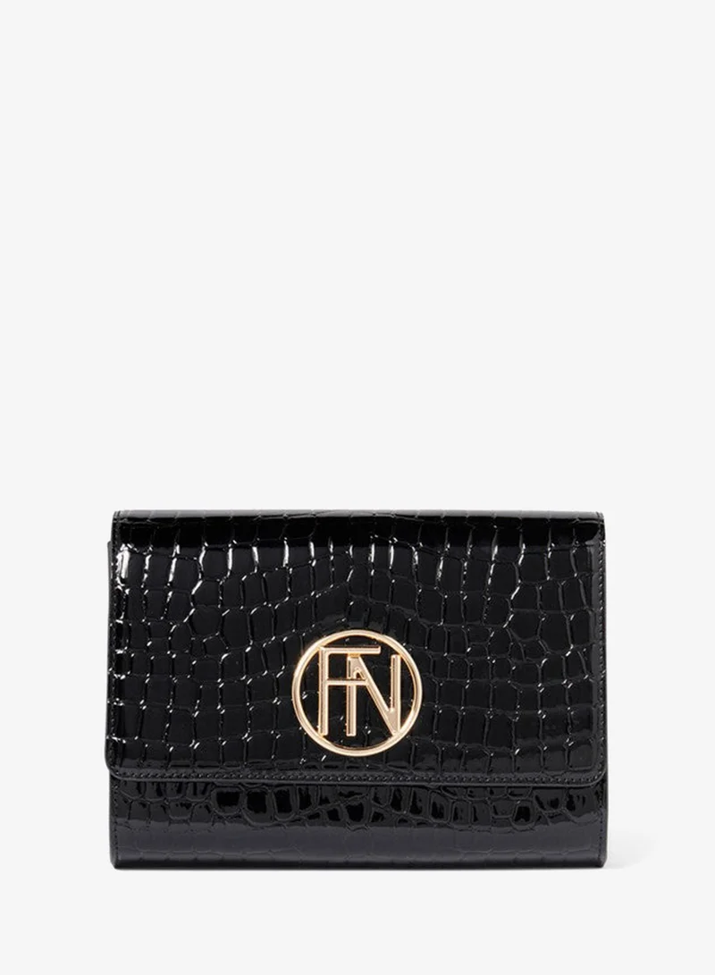 forever new  ROSA Croc Textured Crossbody Bag for Women | Best Price UAE
