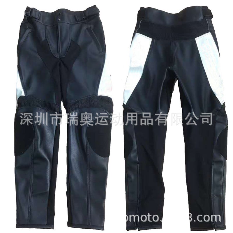 Leather Knight Cycling Suit Off-Road Armor Racing Suit Drop-Resistant Warm Racing Suit Cycling Pants Suit Domestic - Image 1
