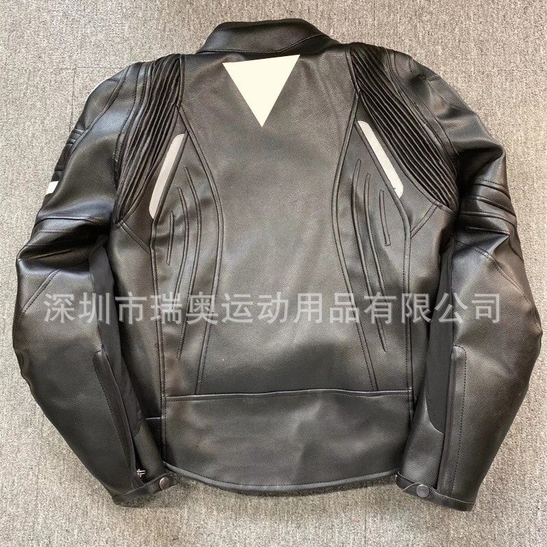 Leather Knight Cycling Suit Off-Road Armor Racing Suit Drop-Resistant Warm Racing Suit Cycling Pants Suit Domestic - Image 5