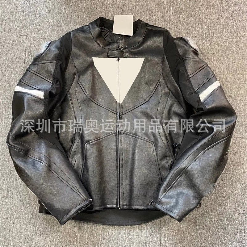 Leather Knight Cycling Suit Off-Road Armor Racing Suit Drop-Resistant Warm Racing Suit Cycling Pants Suit Domestic - Image 4
