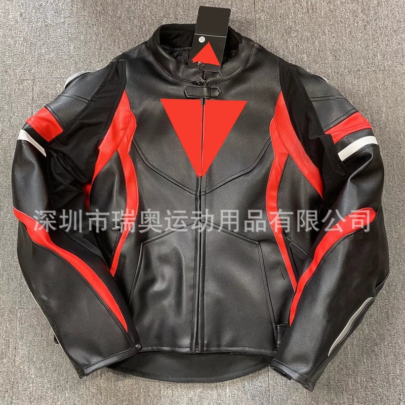 Leather Knight Cycling Suit Off-Road Armor Racing Suit Drop-Resistant Warm Racing Suit Cycling Pants Suit Domestic - Image 2