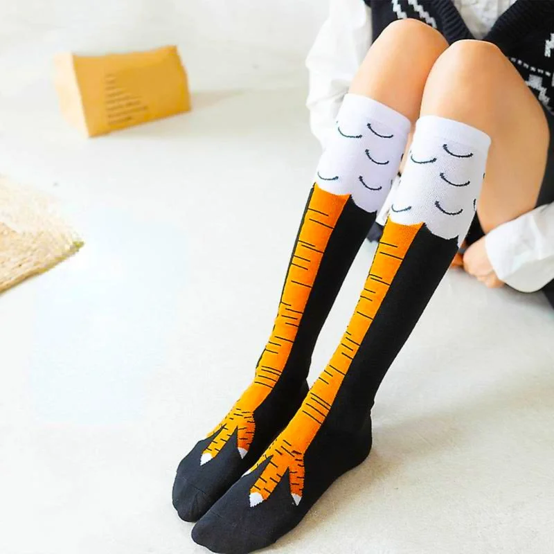 اسينتي Women's Knee-Length Sock Socks Long Women's Socks Women's Colorful Patterned Socks