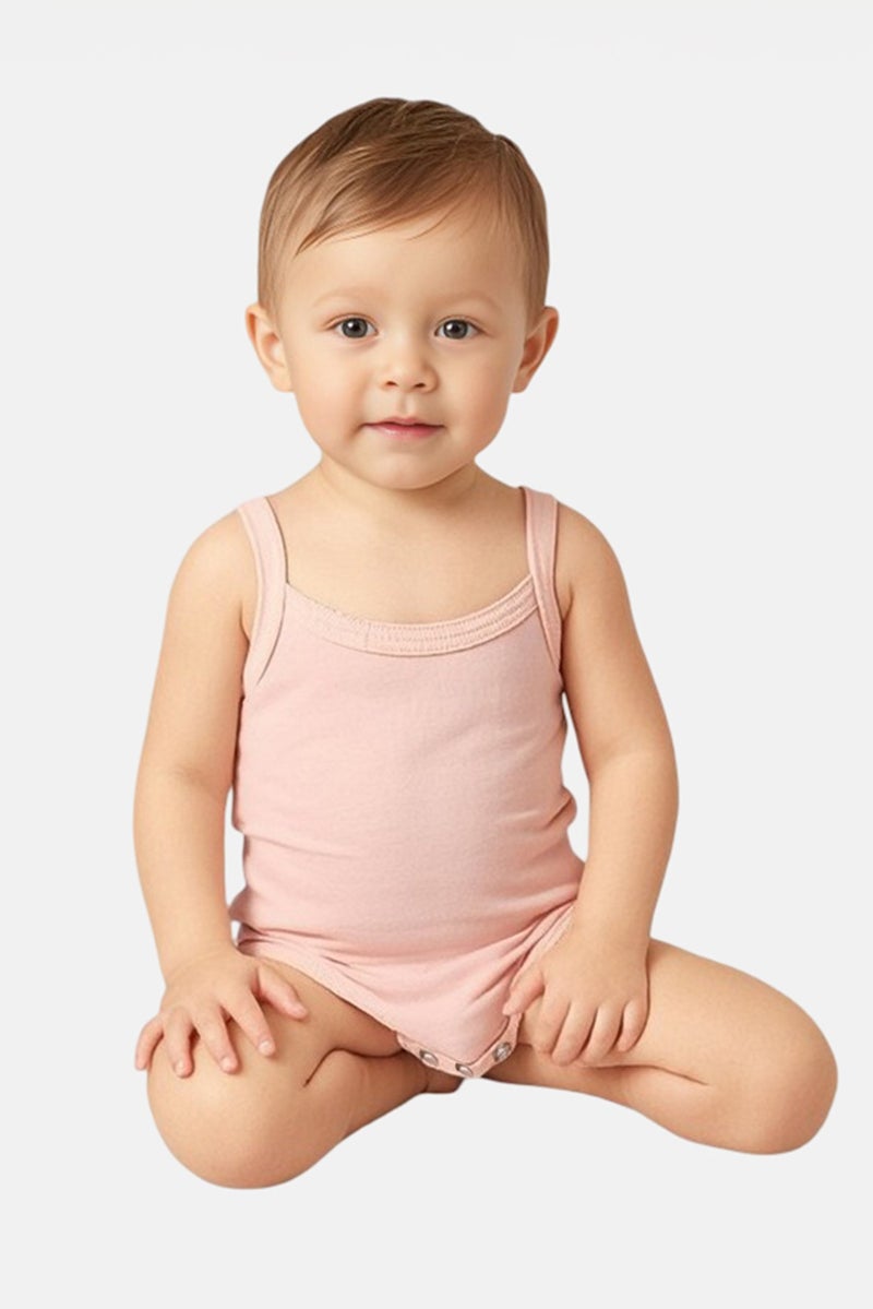 English Laundry Toddlers Girl 3 Pcs Square Neck Butterfly Print Sleeveless Bodysuits, Multicolor - Image 1