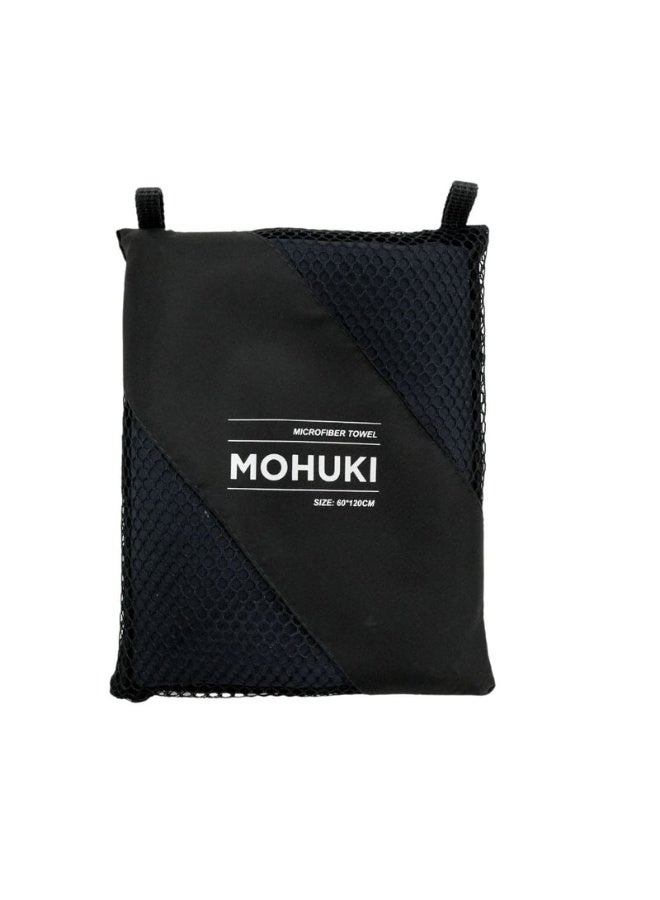 Mohuki Microfiber Towel - Navy Blue - Image 1