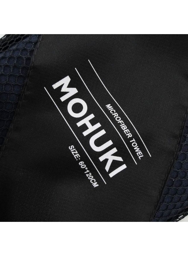 Mohuki Microfiber Towel - Navy Blue - Image 3