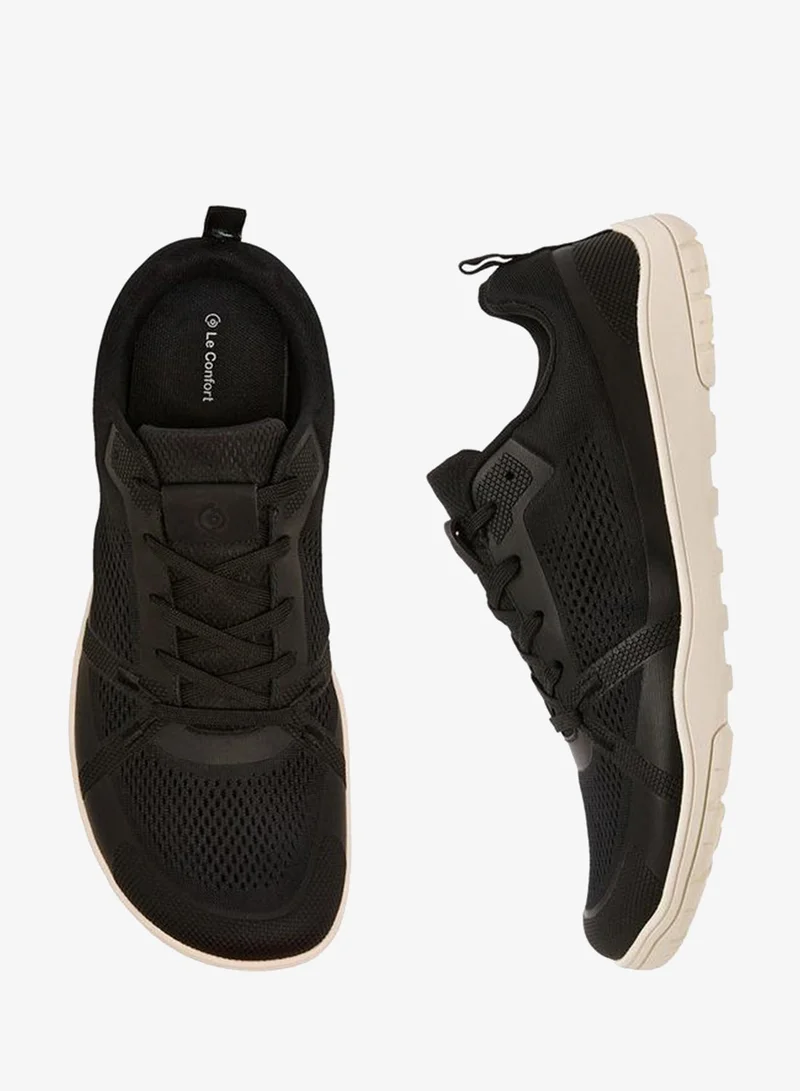 Le Confort BLACK Men Lace-Up Ankle Sneakers for Men | Best Price UAE