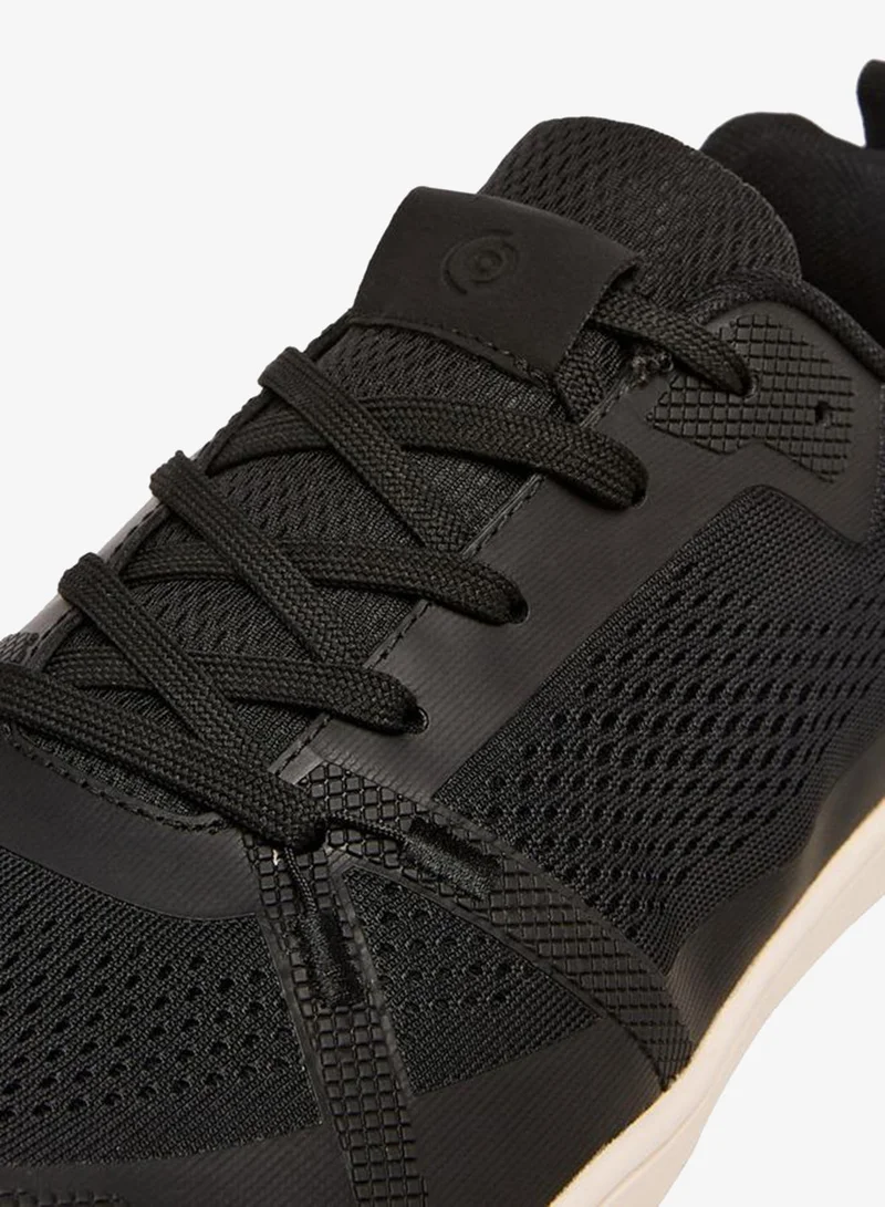 Le Confort BLACK Men Lace-Up Ankle Sneakers for Men | Best Price UAE