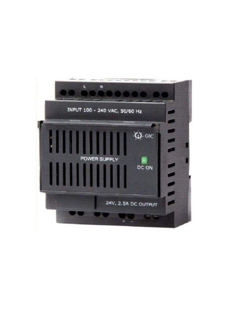 Din Rail DB Mounted 100-240V to 24V DC 2.5A Single Output Switched Mode Power Supply Converter