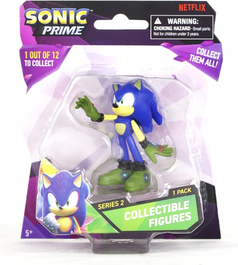 Sonic Prime : Figure Blister 1Pack Assortment, One Piece Sold Separately - Netflix Series, Licensed, Boys & Girls, Collectible Characters - Image 1
