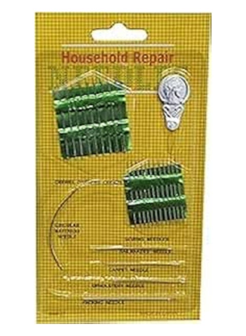 مجموعة 26 ابرة خياطه يدوى مختلفه الاحجام مع لضامه