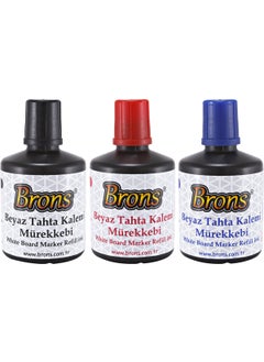 Refillable Marker Ink 100 ml Set of 3