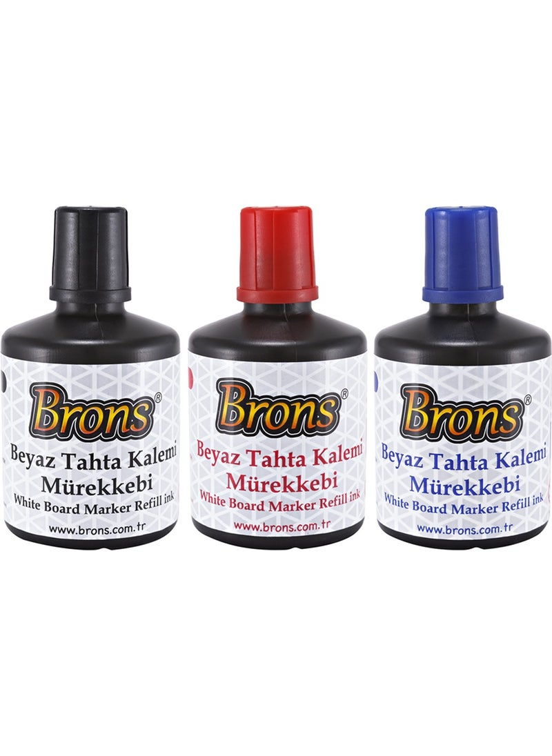Brons Refillable Marker Ink 100 ml Set of 3 
