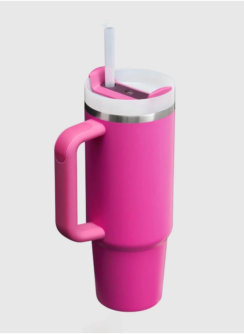 Stanley - STANLEY Quencher H2.0 FlowState Stainless Steel Vacuum Insulated Tumbler with Lid and Straw for Water, Iced Tea or Coffee (Fuchsia, 40 oz) - Image 1