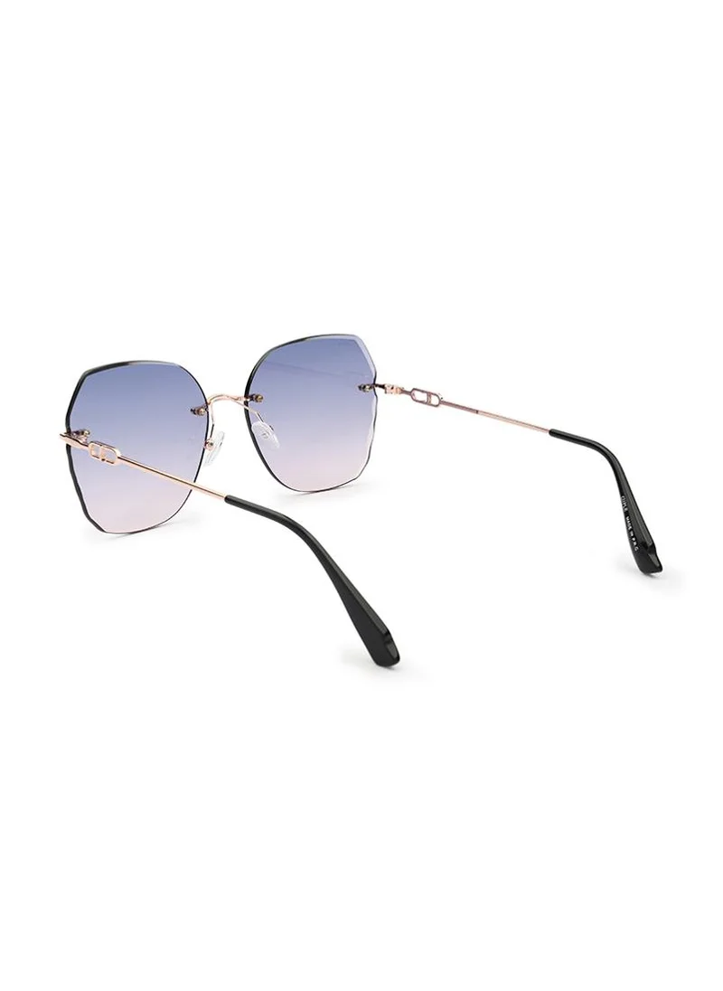 كيوبل Tinted aviator Sunglasses