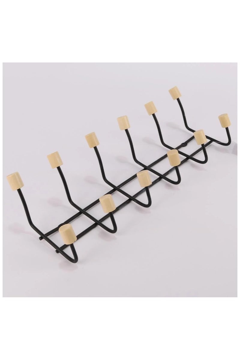 Door Hanger, Over The Door Hook, Coat Rack for Hanging, Aluminum Heavy Duty Door Organizer for Towels, Clothes, Hats, Bag, Behind Back of Door Bathroom - Image 2