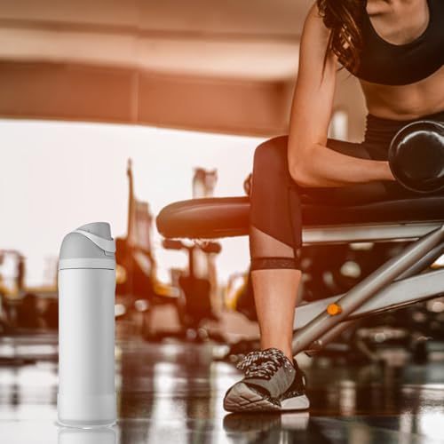 Linkidea 2 Pack Water Bottle Boot Compatible with Owala FreeSip/Twist/Potter 24oz Bottles, Silicone Anti-Slip Bottle Bottom Bumper Protector (Clear White) - Image 5