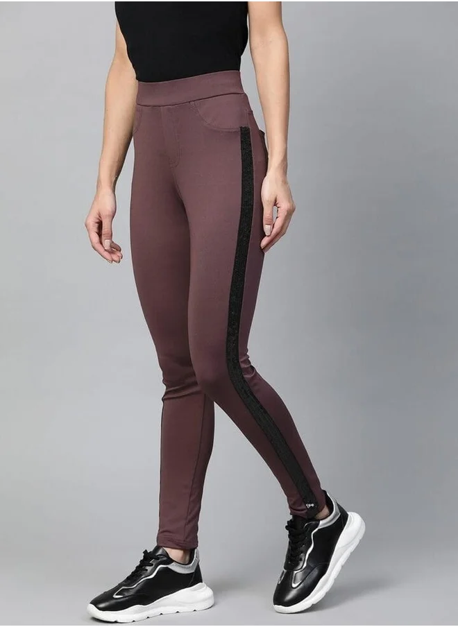 Hubberholme Wine Jeggings For Women