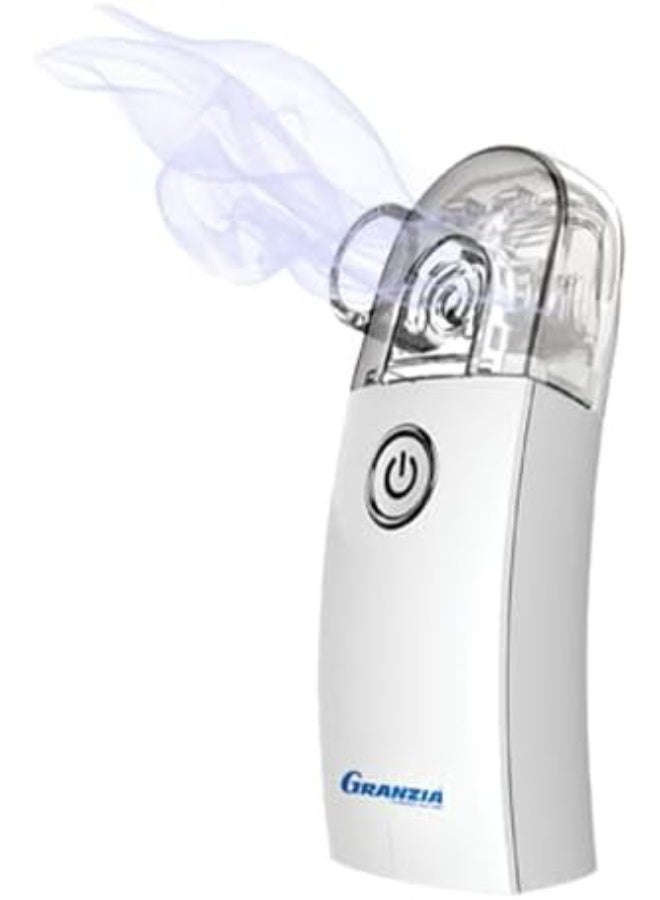 Granzia Mesh 2GO Portable Nebulizer - Advanced Italian Technology - Rechargeable Ultrasonic Mesh Inhaler for Kids & Adults - Compact & Silent - Image 1