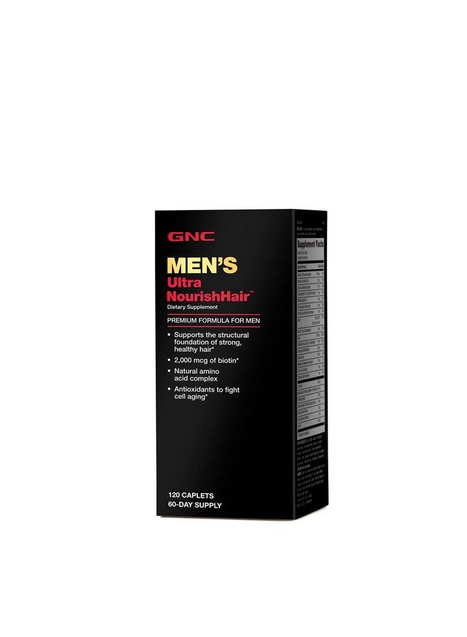 GNC Men'S Ultra Nourishhair Supplement 120 Caplets - Image 1