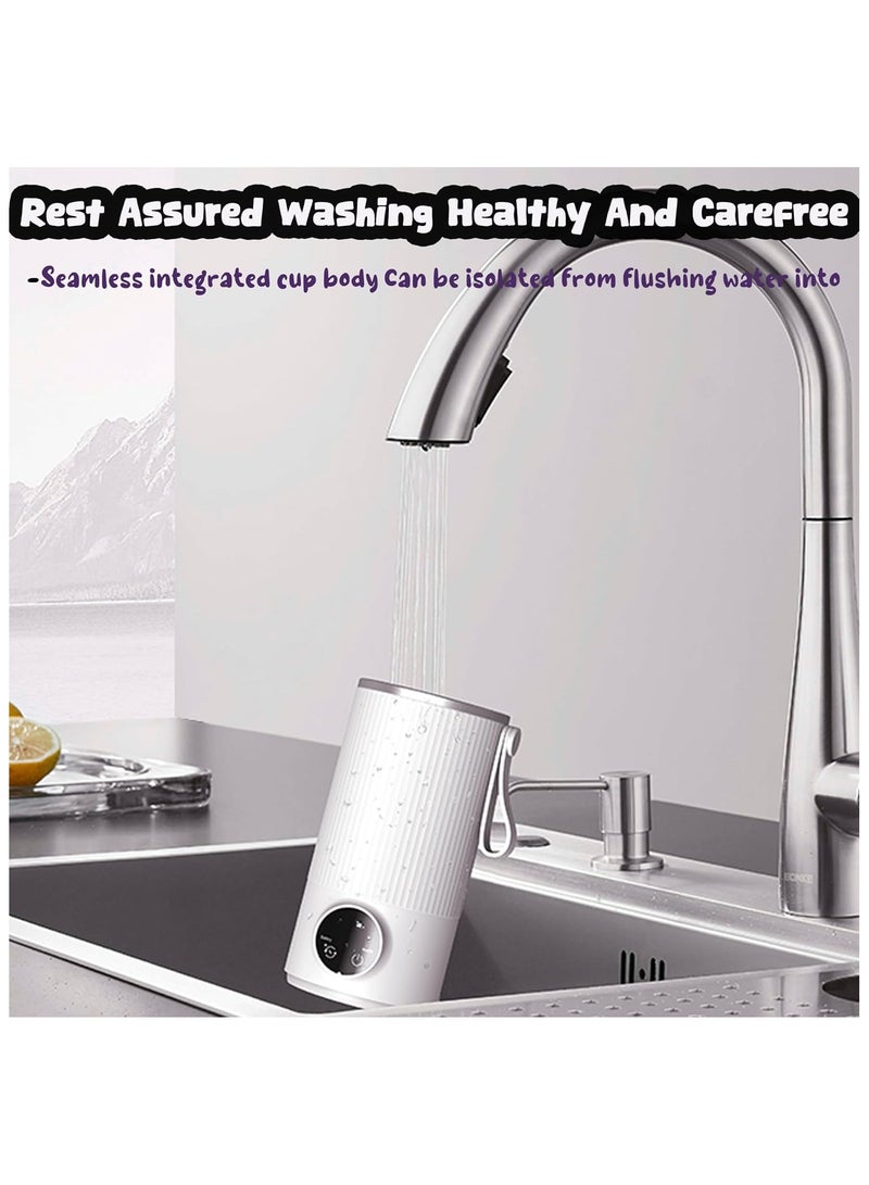 Electric Heated Coffee Mug Rechargeable for Travel 12Oz Self Heating Self Stirring Coffee Mugs Smart Temperature Control