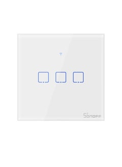 Smart WiFi Wall Light Switch APP/Touch Control Timer UK Standard Panel Smart Switch Compatible with Google Home/Nest & Alexa