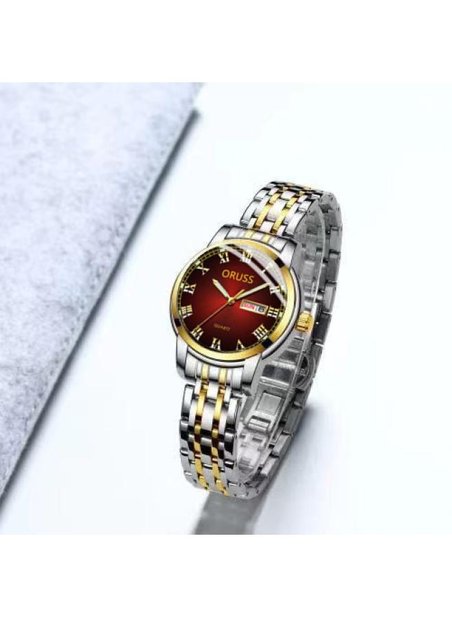 Hong Kong Style Round Small Incense Chain Watch Women A Generation Of Hair Forest Waterproof Thin Belt Compact Temperament Literary Retro