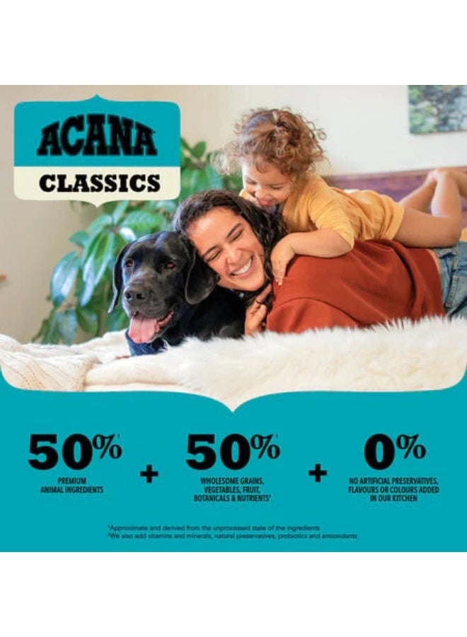 acana طعام جاف غني بالمغذيات للكلاب البالغة من أكانا كلاسيكس وايلد كوست 2 - Image 3