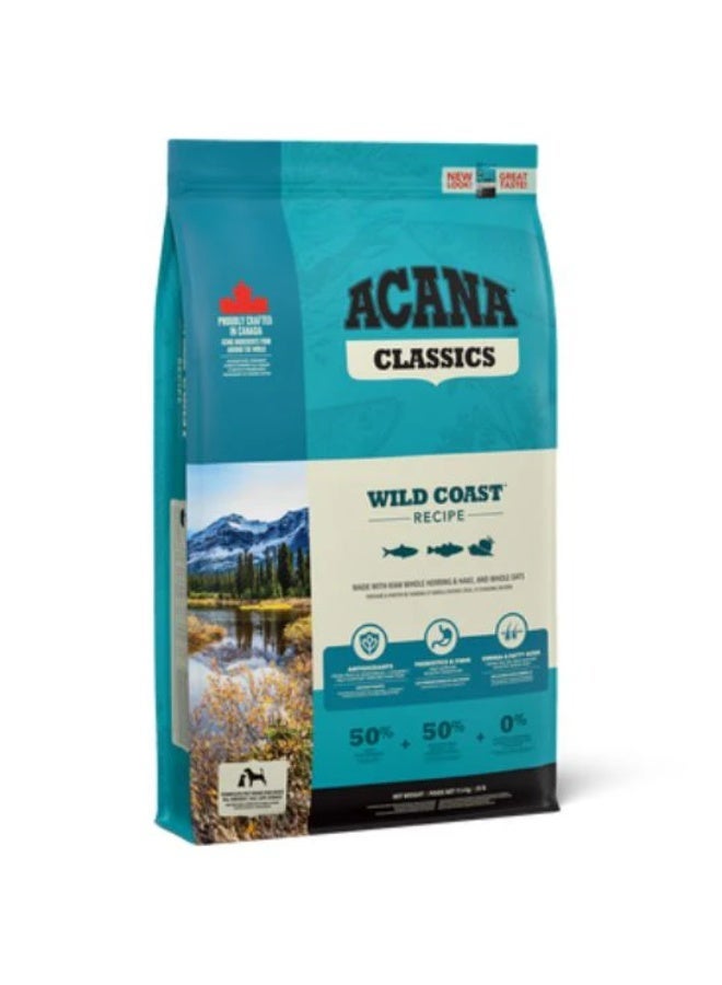 acana طعام جاف غني بالمغذيات للكلاب البالغة من أكانا كلاسيكس وايلد كوست 2 - Image 1