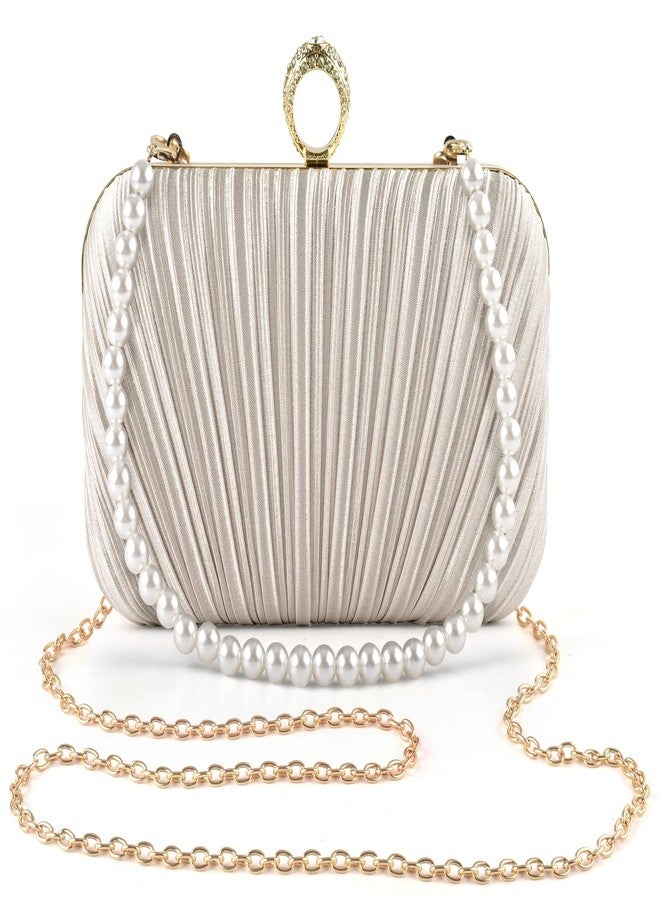 PACETAP Women's Evening Bag Clutch Purse, Handbag Chain Strap Shoulder Bag for Wedding Party Prom Dinner - Image 1