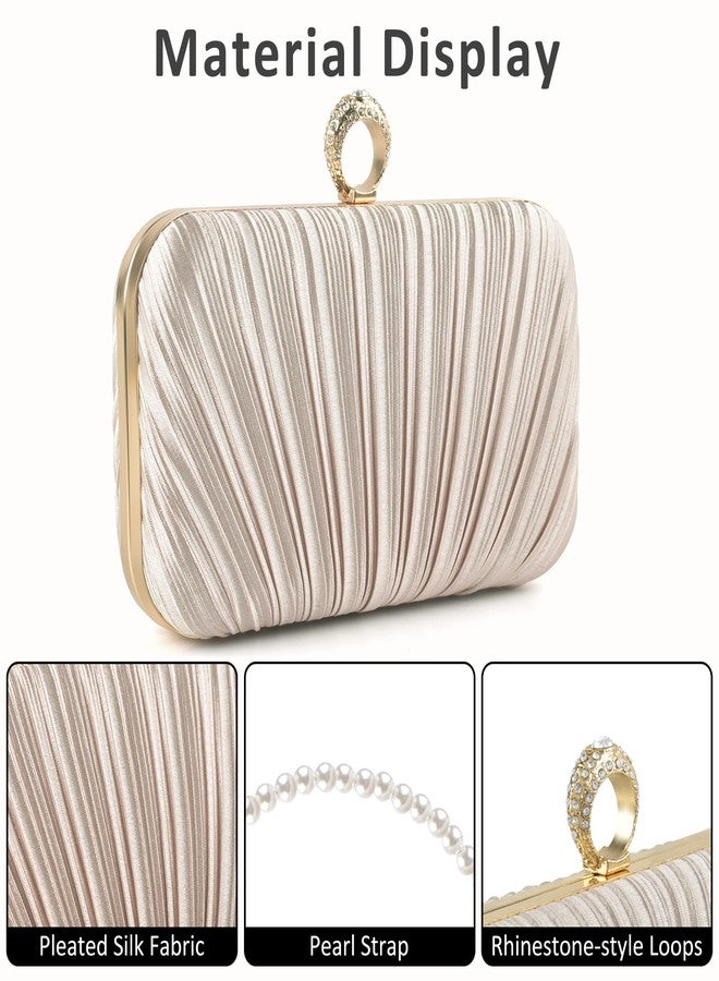 PACETAP Women's Evening Bag Clutch Purse, Handbag Chain Strap Shoulder Bag for Wedding Party Prom Dinner - Image 3