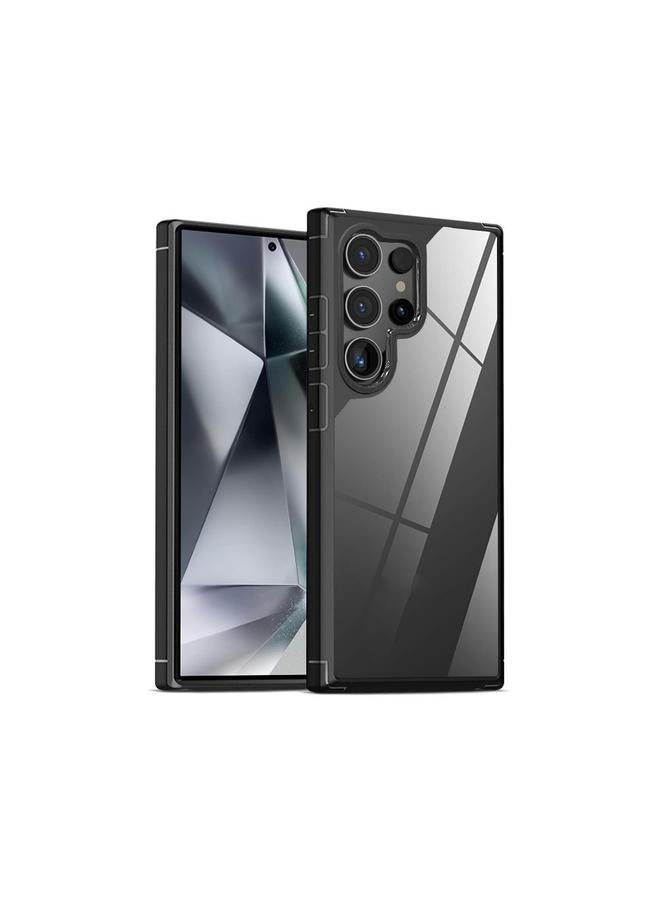 اس-توب جراب لهاتف Samsung Galaxy S25 Ultra 5G مصنوع من مادة الأكريليك والبولي يوريثين الحراري الشفافة المقاومة للصدمات - Image 1
