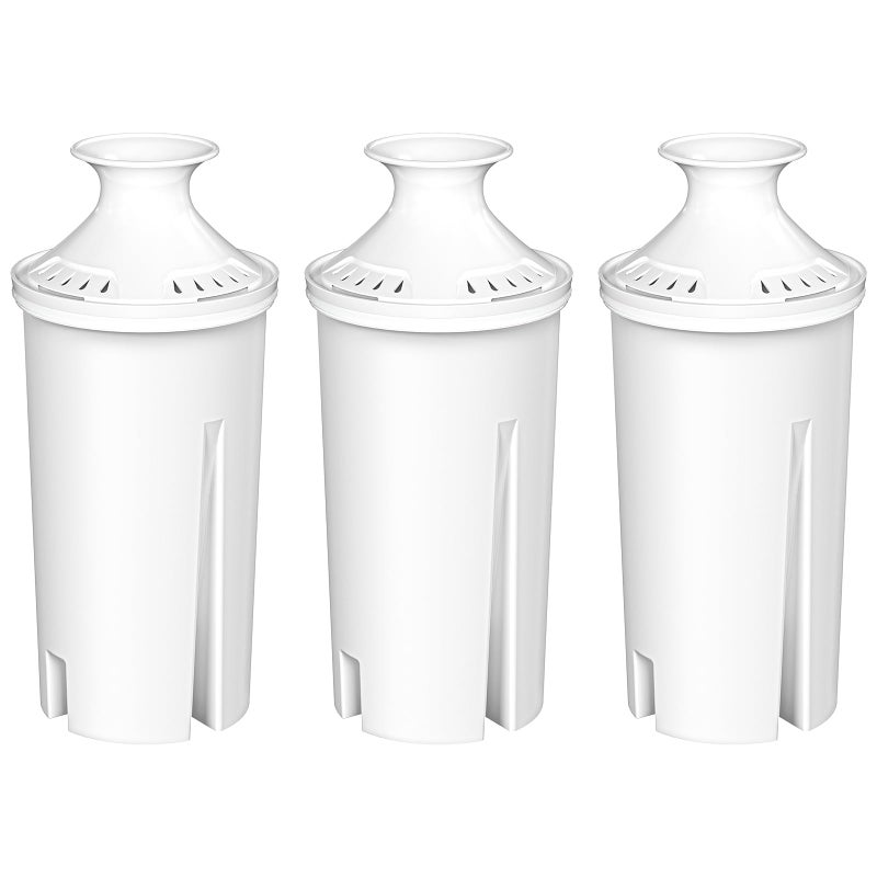 Fil-Fresh 3-Pack Water Filter Replacements for Brita Water Pitchers and Dispensers, NSF 53&42 Certified to Reduce Cadmium, Mercury, Copper, Zinc, BPA free, Lasts 2 Months or 40 Gallons - Image 1