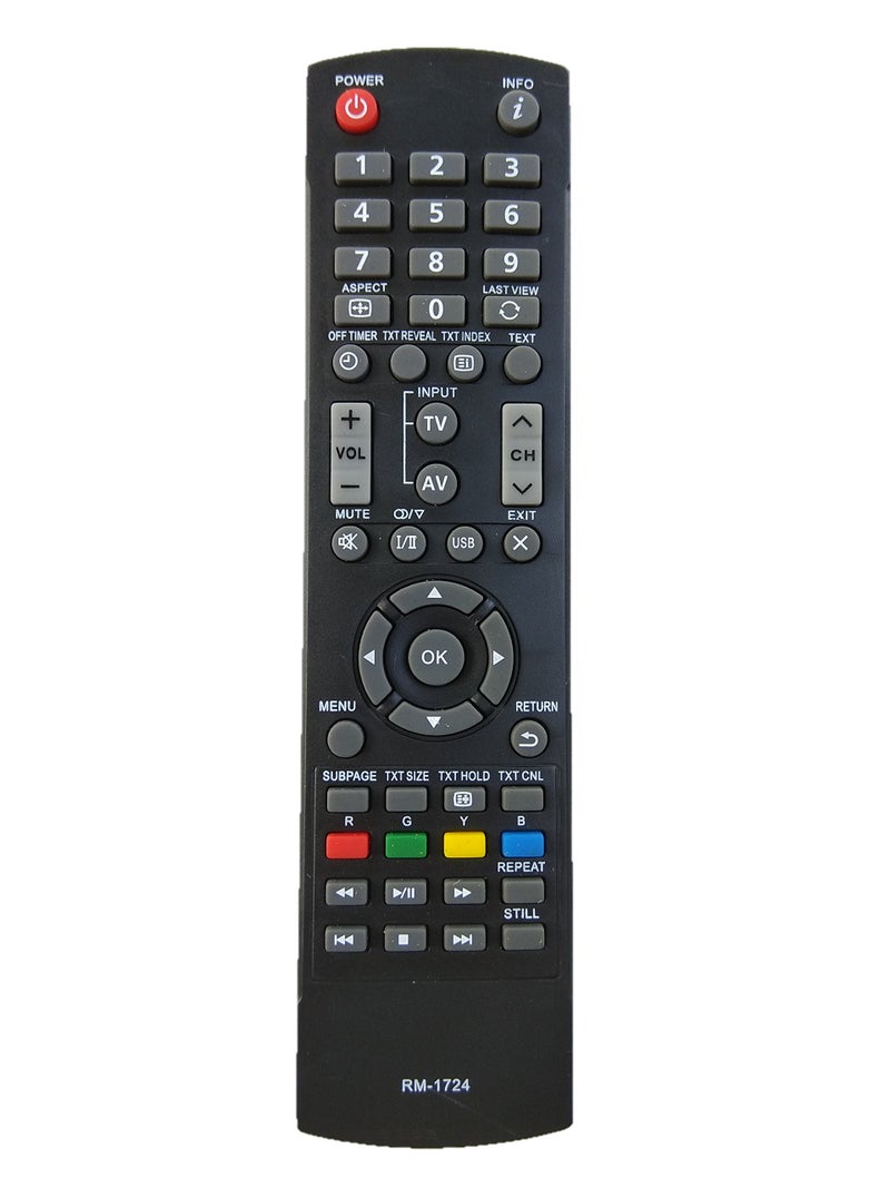 LipiWorld® RM-1724 LED Universal Remote Control (Suitable/Replacement/Compatible Panasonic Led Tv Remote Old Remote Exactly Same Remote Will Only Work) Compatible for Panasonic Tv Remote - Image 5