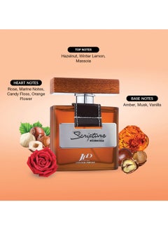 Jean Paul Dupont Scripture Weirwood Eau de Toilette For Men 100ml (Pack of 2)  - Image 3