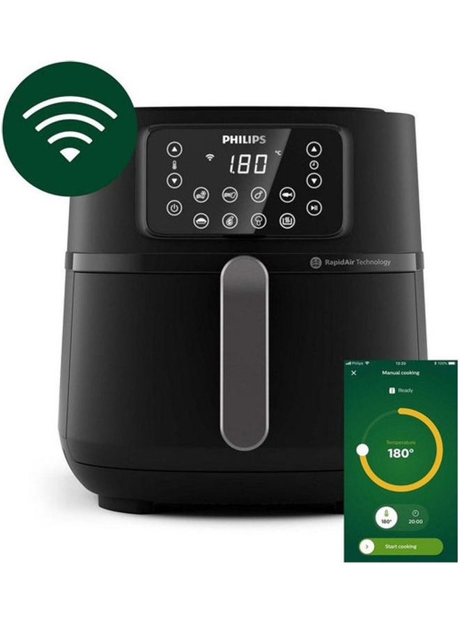 فيليبس Renewed - Air Fryer 7.2 L 2000 W HD9285/91 HD9285/94 HD9285/90 black - Image 2