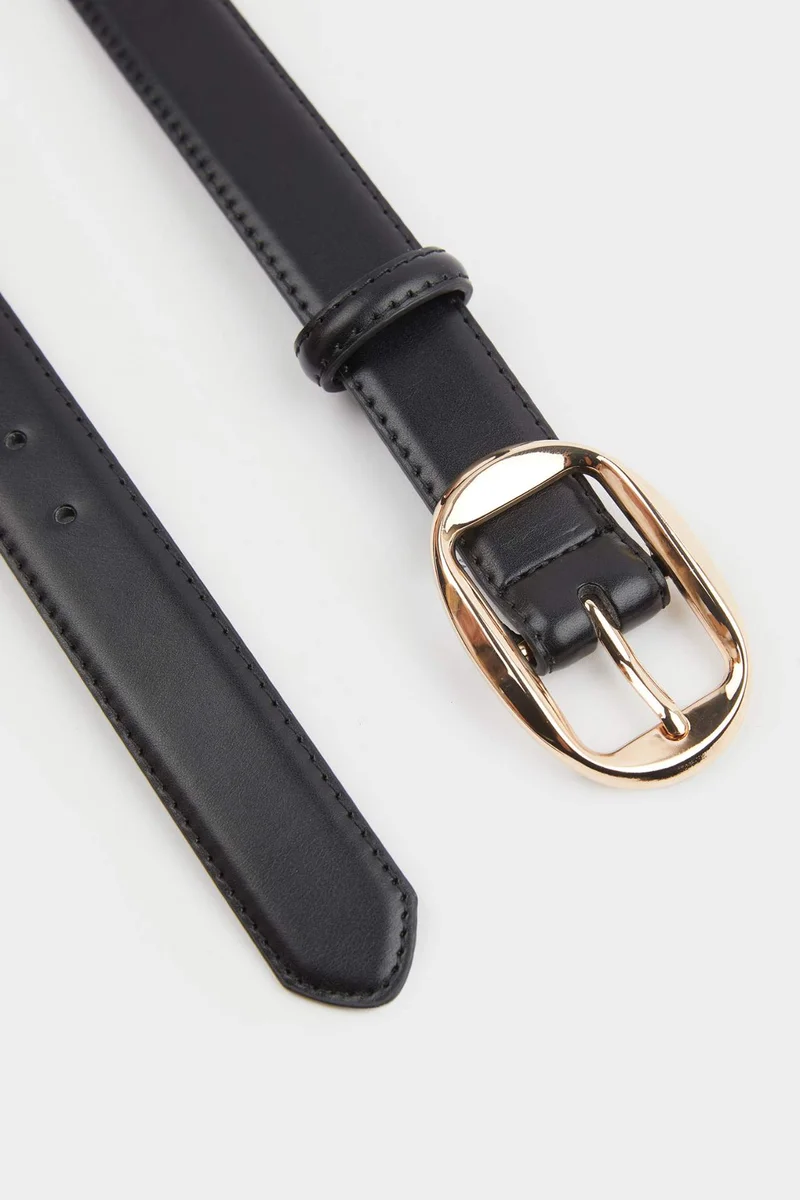 Defacto  Woman Big Clasp Faux Leather Jean Belt for Women | Best Price UAE