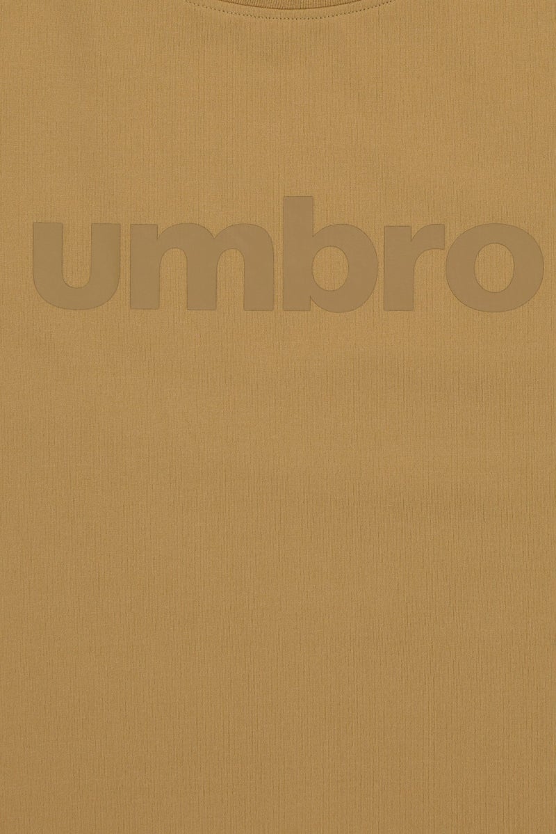 umbro Men Sportswear Fit Short Sleeve Training T-Shirt, Tan - Image 5